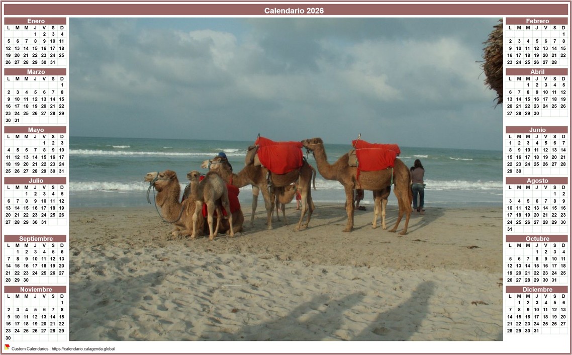 Calendario 2026 foto gratis Calendario 2026 foto gratis