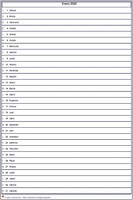 Calendarion mensual formato en blanco retrato