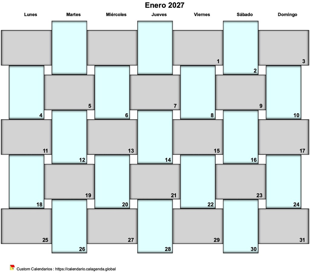 Calendario diario de balas