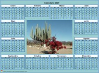 Calendario de fotos cian 2027 Calendario de fotos cian 2027