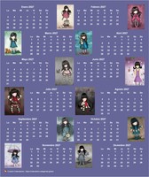 Calendario anual 2027 fotos Gorjuss