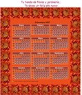 Calendario 2027 imprimible con foto, formato de tabla 3x4
