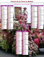 Calendario *annee?* fotográfico del festival bianual de las flores en Madeira Calendario *annee?* fotográfico del festival bianual de las flores en Madeira