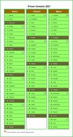 Calendario trimestral en columna 2027